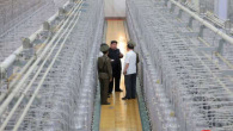 Kim Jong un, în inspecție la un centru de îmbogățire a uraniului. Foto: Profimedia Images | Poza 4 din 5