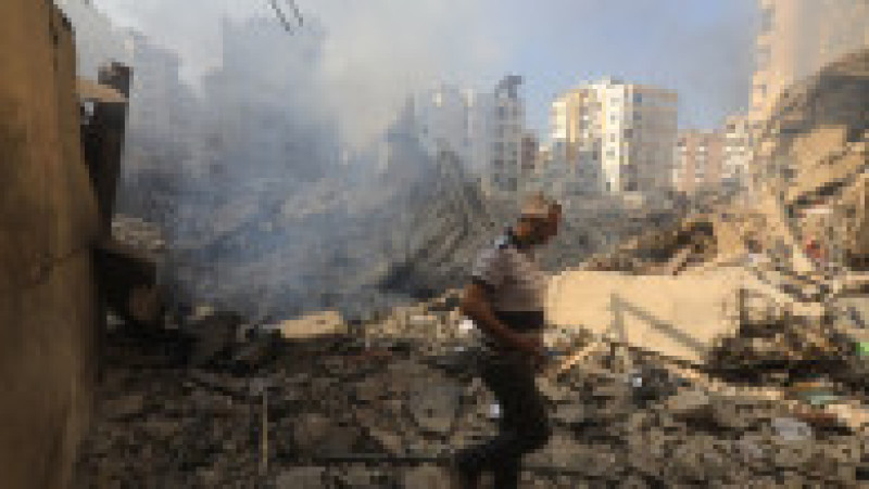 Urmările bombardamentelor israeliene în Beirut. Foto: Profimedia | Poza 2 din 9