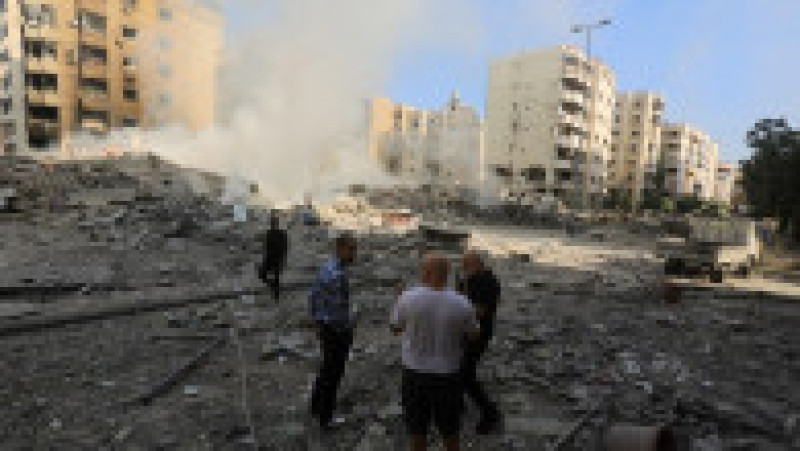 Urmările bombardamentelor israeliene în Beirut. Foto: Profimedia | Poza 4 din 9