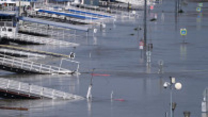 Budapesta se pregătește pentru „revărsarea deceniului” după ce nivelul Dunării se îndreaptă spre cote istorice. Foto: Profimedia | Poza 7 din 9