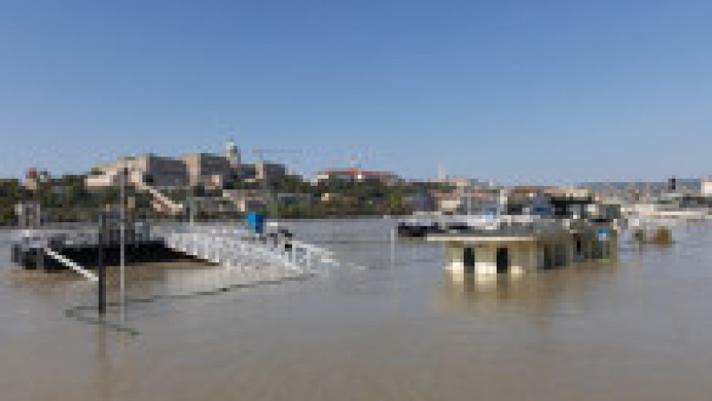 Budapesta se pregătește pentru „revărsarea deceniului” după ce nivelul Dunării se îndreaptă spre cote istorice. Foto: Profimedia | Poza 5 din 9