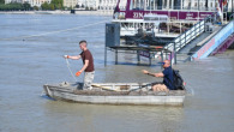 Budapesta se pregătește pentru „revărsarea deceniului” după ce nivelul Dunării se îndreaptă spre cote istorice. Foto: Profimedia | Poza 8 din 9
