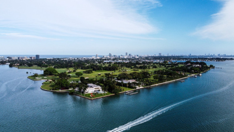 Insula India Creek din Miami, Florida, SUA. Foto: Profimedia Images