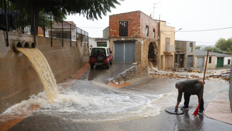 Inundații Castellon, Spania. Foto: Profimedia