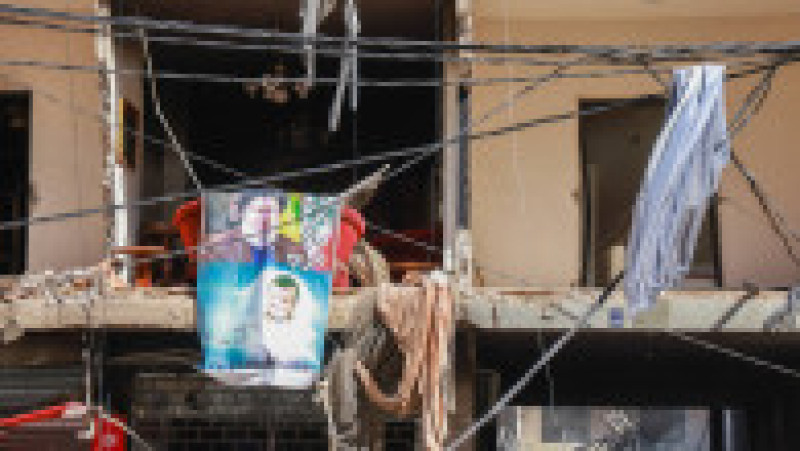 Bombardamente israeliene în suburbiile Beirutului. Foto: Profimedia Images | Poza 6 din 6