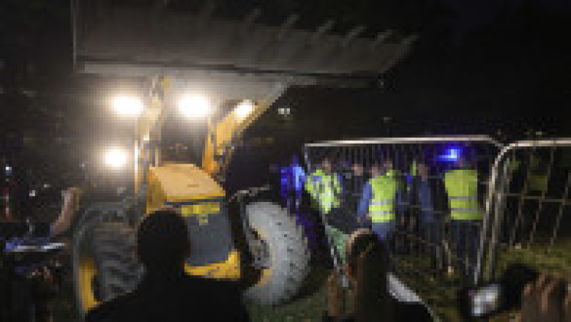 Parcul de la Piața Unirii a fost „câmpul de bătaie” în confruntarea dintre Nicușor Dan și Daniel Băluță. Foto: INQUAM Photos / Octav Ganea | Poza 3 din 12