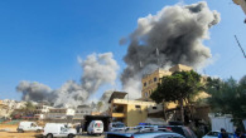 Atac israelian la Nabatieh, in sudul Libanului Foto: Profimedia | Poza 2 din 4