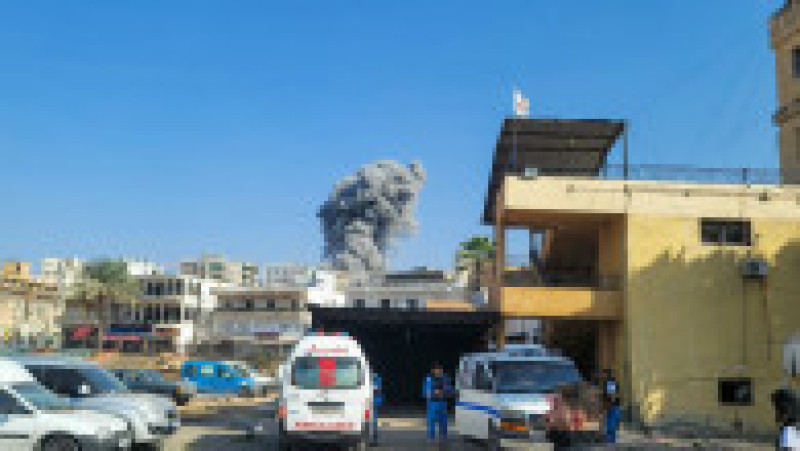 Atac israelian la Nabatieh, in sudul Libanului Foto: Profimedia | Poza 1 din 4