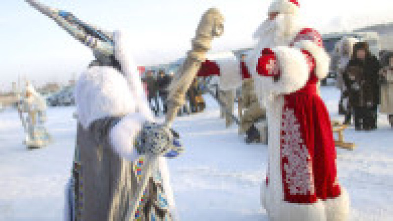 Cîshaan este varianta iacută a Moș Crăciunului rusesc: Moș Gerilă. Foto: Profimedia Images | Poza 2 din 17