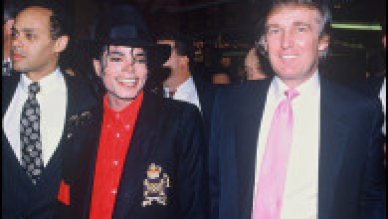 Donald Trump și Michael Jackson în hotelul Taj Mahal, în Atlantic City, 1990. Foto: Profimedia Images | Poza 4 din 18