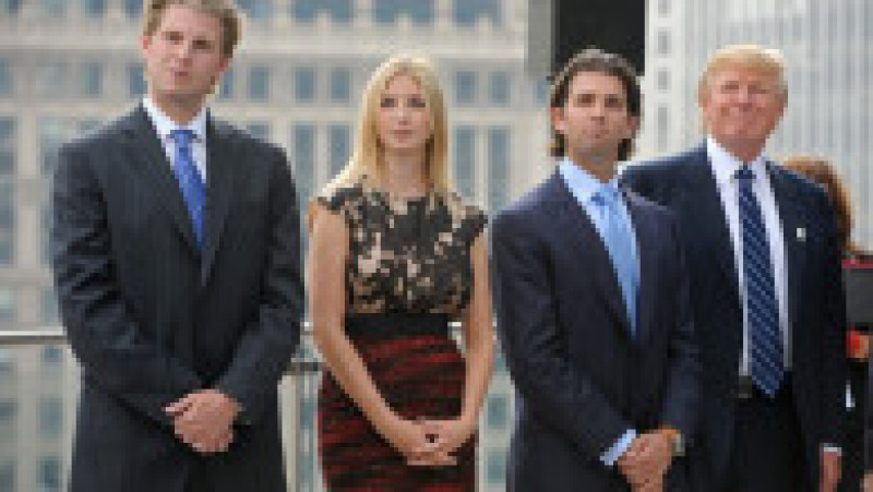 Donald Trump și copiii lui din prima căsătorie: Eric, Ivanka și Donald Jr. Foto: Profimedia Images | Poza 13 din 18