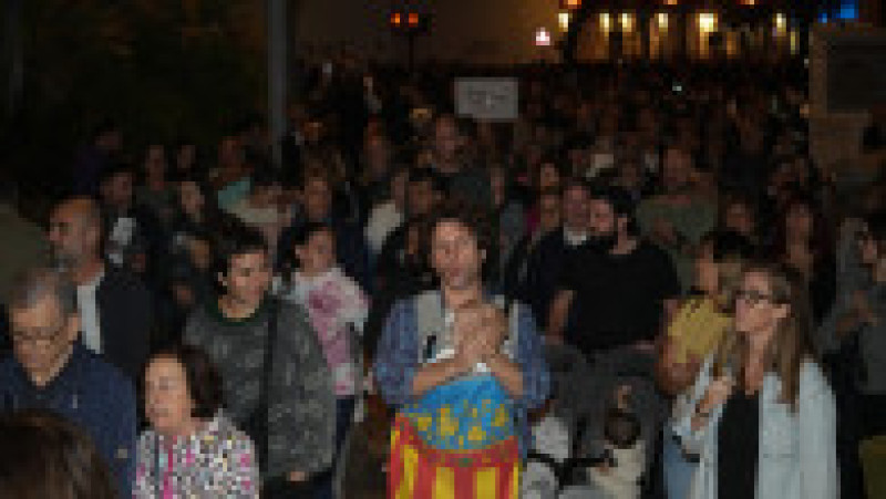 Protest în Valencia, în urma inundațiilor Foto: Profimedia | Poza 4 din 4