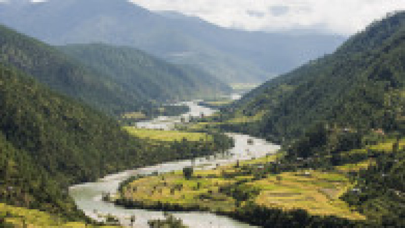 Râul Tsang Chhu, Punakha, Bhutan, Himalaya, Asia. Foto: Profimedia. | Poza 3 din 3