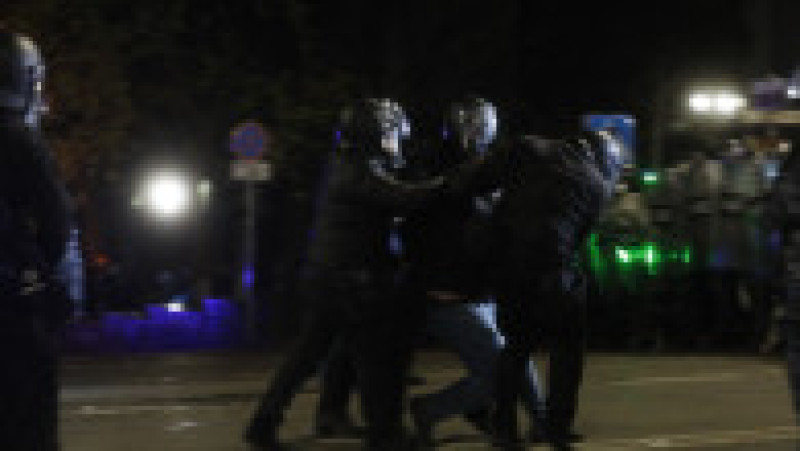 2 decembrie 2024. Protest proeuropean în Georgia: ONU denunță o folosire „disproporționată a forței” împotriva manifestanților. Foto: Profimedia | Poza 4 din 9