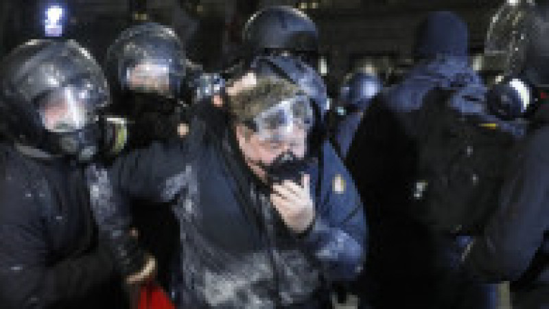 2 decembrie 2024. Protest proeuropean în Georgia: ONU denunță o folosire „disproporționată a forței” împotriva manifestanților. Foto: Profimedia | Poza 7 din 9