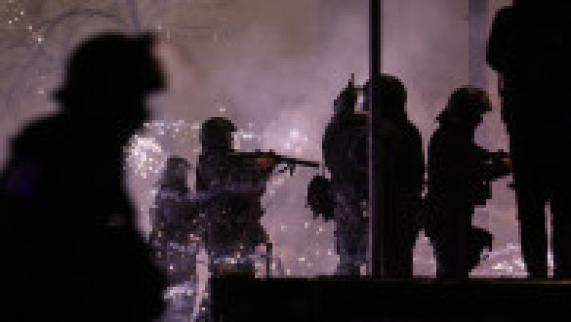 2 decembrie 2024. Protest proeuropean în Georgia: ONU denunță o folosire „disproporționată a forței” împotriva manifestanților. Foto: Profimedia | Poza 2 din 9