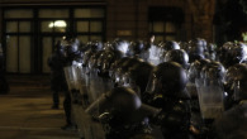 2 decembrie 2024. Protest proeuropean în Georgia: ONU denunță o folosire „disproporționată a forței” împotriva manifestanților. Foto: Profimedia | Poza 9 din 9