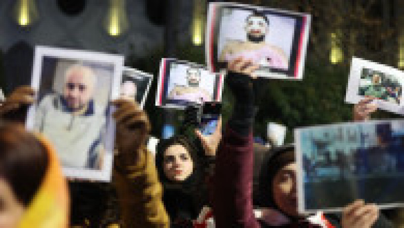 Protest antiguvernamental la Tbilisi, Georgia, 14 decembrie 2024 Foto: Profimedia | Poza 2 din 7