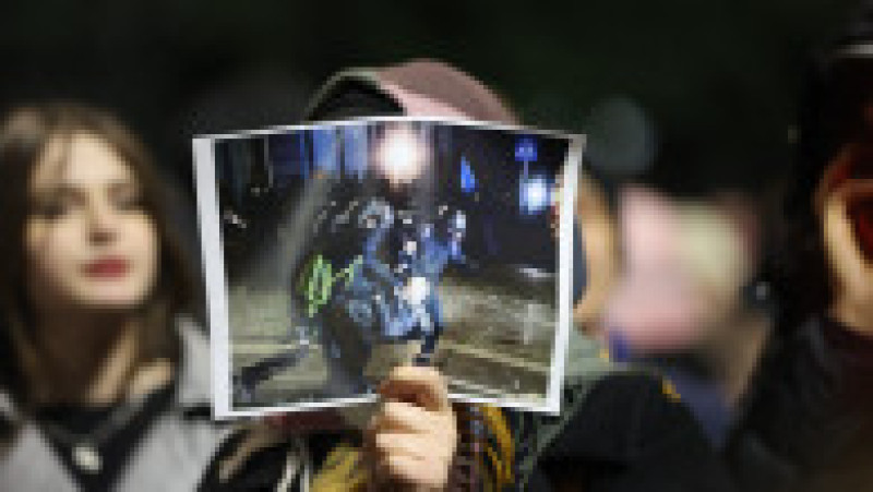 Protest antiguvernamental la Tbilisi, Georgia, 14 decembrie 2024 Foto: Profimedia | Poza 1 din 7