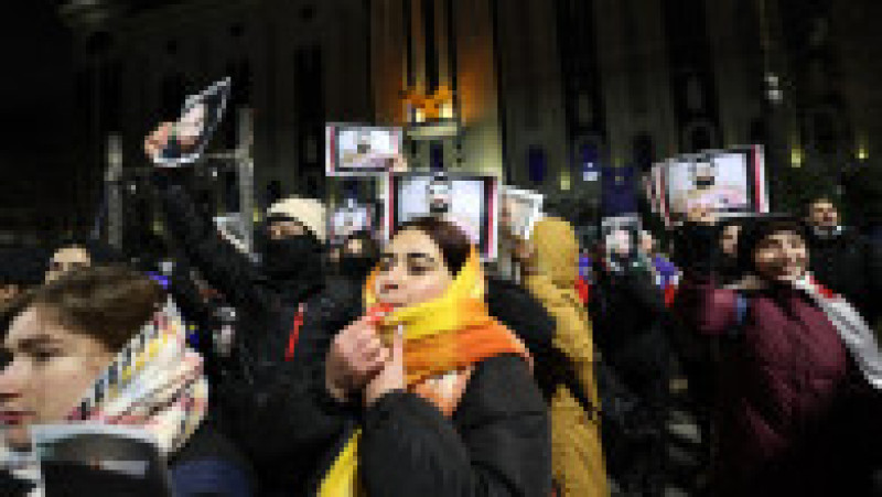 Protest antiguvernamental la Tbilisi, Georgia, 14 decembrie 2024 Foto: Profimedia | Poza 5 din 7