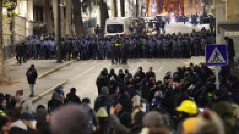 Protest antiguvernamental la Tbilisi, Georgia, 14 decembrie 2024 Foto: Profimedia | Poza 4 din 7