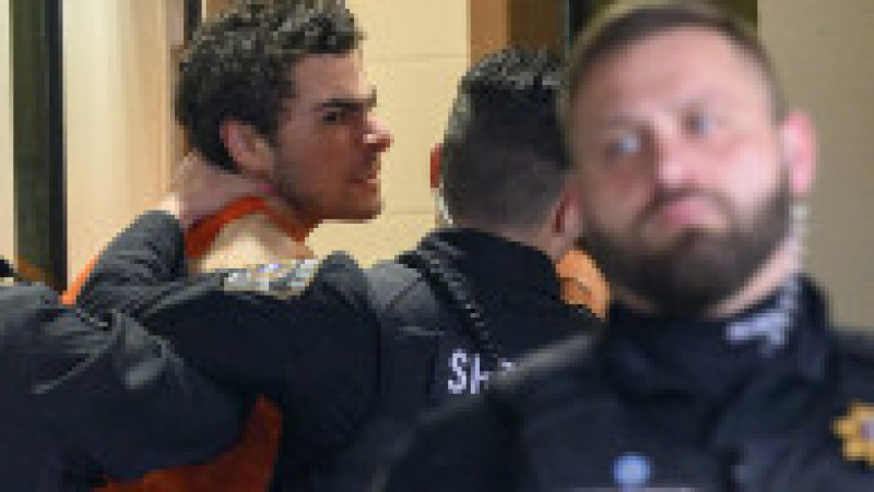 Luigi Mangione, suspectul acuzat de uciderea lui Brian Thompson, directorul general al UnitedHealth, a fost arestat la începutul acestei săptămâni. Sursa foto: Profimedia Images | Poza 5 din 6