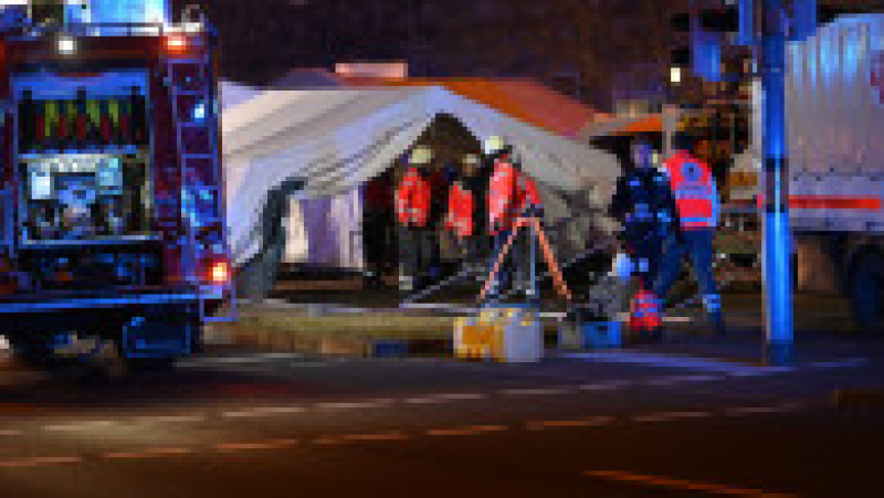 O mașină a intrat în mulțime, la Piața de Crăciun din Magdeburg. Foto: Profimedia | Poza 6 din 6