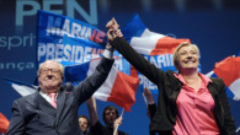 Jean-Marie Le Pen și fiica sa, Marine Le Pen Foto: Profimedia | Poza 3 din 6