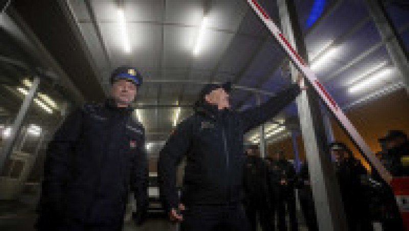 Autoritati locale,si nationale din Romania si Ungaria au participat la festivittea de intrare in staiul Schenge a Romaniei, miercuri 1 ianuarie 2025, Arad. INQUAM PHOTOS/Virgil Simonescu | Poza 4 din 12