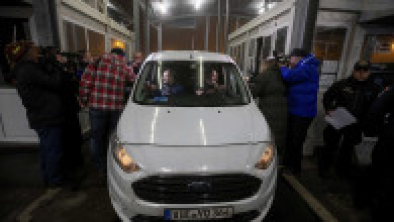 Autoritati locale,si nationale din Romania si Ungaria au participat la festivittea de intrare in staiul Schenge a Romaniei, miercuri 1 ianuarie 2025, Arad. INQUAM PHOTOS/Virgil Simonescu | Poza 2 din 12