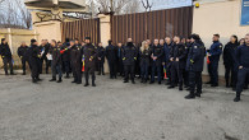 Polițiști de penitenciare din toată țara protestează față de Odonanța „trenuleț”. Foto: SNPP/ Facebook | Poza 1 din 5
