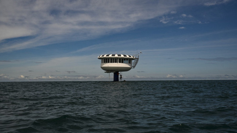 Rudiger Koch, un inginer aerospațial german, a stabilit un record mondial după ce a petrecut 120 de zile sub apă într-o capsulă submersă. Foto: Profimedia