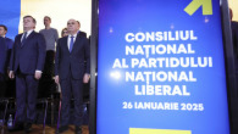 Consiliul Național al PNL pentru validarea lui Crin Antonescu în rolul de candidat al coaliției la alegerile prezidentiale din mai 2025. Foto: Inquam Photos / Octav Ganea | Poza 8 din 10