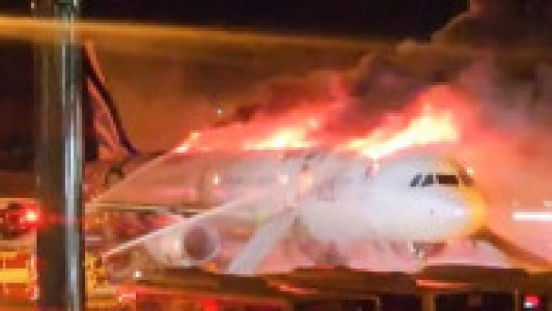 Un Airbus A321 a luat foc pe un aeroport din Coreea de Sud. Foto: Profimedia | Poza 1 din 4