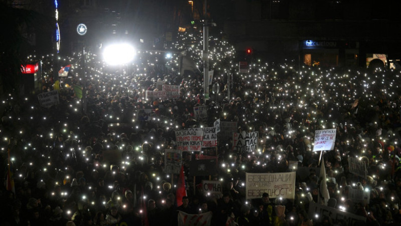 Novak Djokovici condamnă actele de violență împotriva protestatarilor din Serbia. Foto: Profimedia
