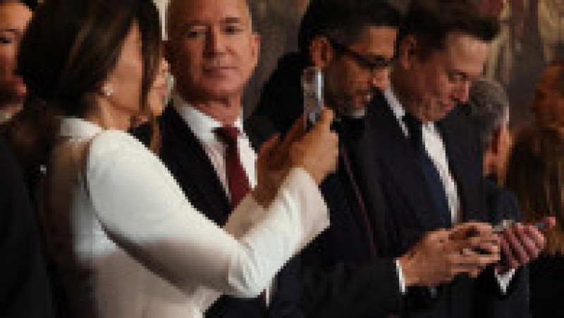 Miliardarii au primit locuri de onoare la învestirea lui Trump. Foto: Profimedia | Poza 2 din 8