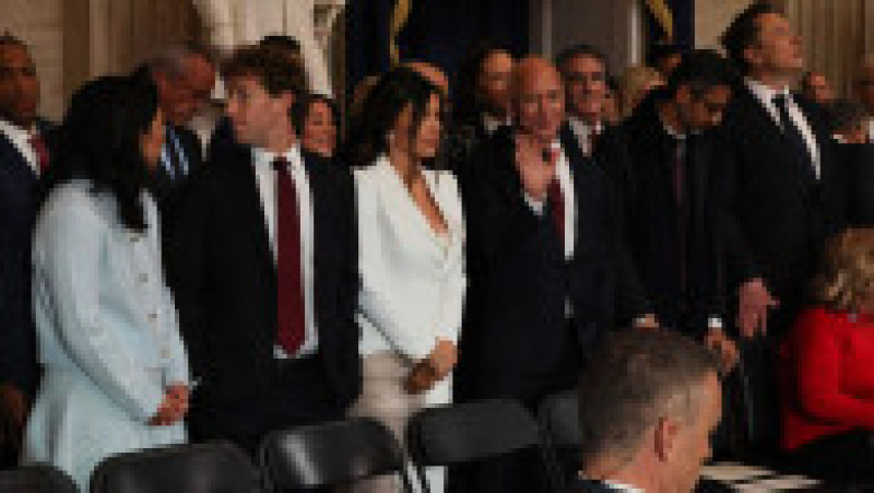 Miliardarii au primit locuri de onoare la învestirea lui Trump. Foto: Profimedia | Poza 7 din 8