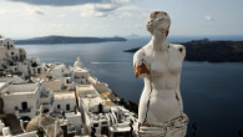 O replică a statuii Venus din Milo, în insula Santorini Foto: Profimedia | Poza 5 din 5