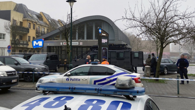 Focuri de armă la Bruxelles. Foto: Profimedia