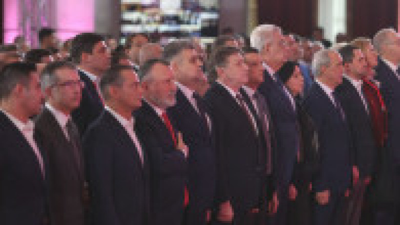 Congresul Partidului Social Democrat pentru desemnarea candidatului PSD la alegerile prezidenţiale, la Palatul Parlamentului din București, 2 februarie 2025. Inquam Photos / George Călin | Poza 1 din 9