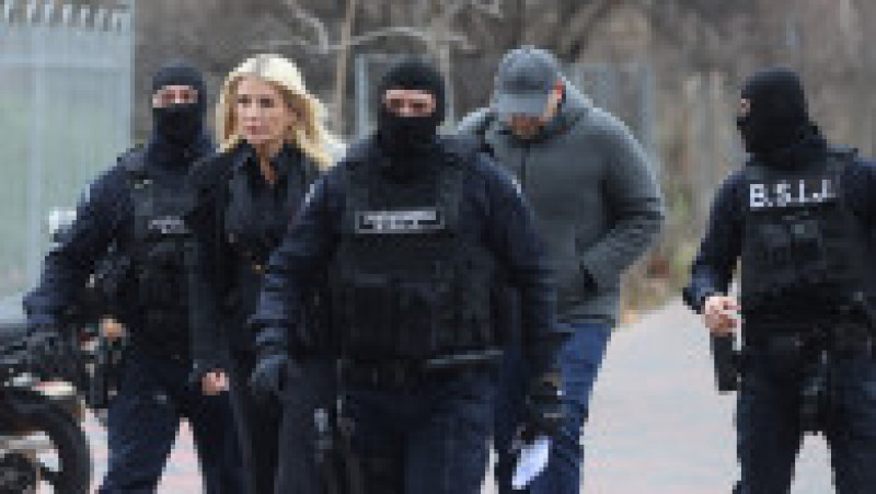 Laura Vicol și Vladimir Ciorbă sunt aduși la audieri la DIICOT în dosarul Nordis, în București, 3 februarie 2025. Inquam Photos / George Călin | Poza 3 din 5