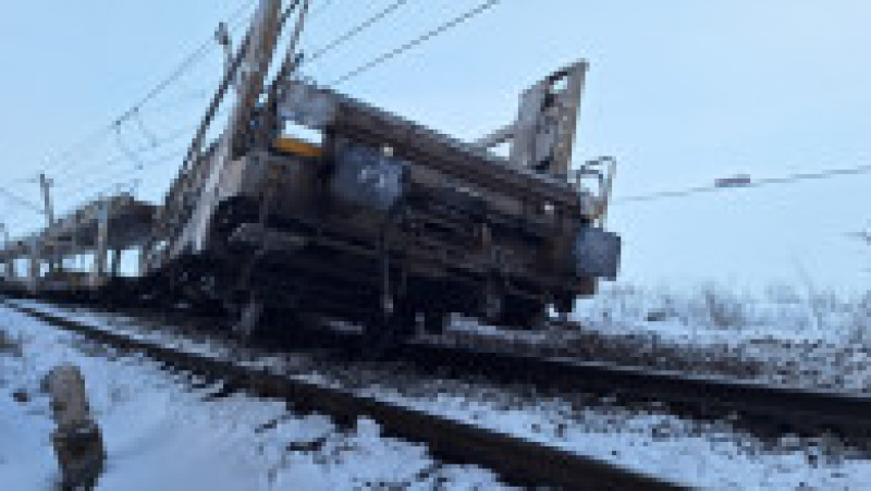 Accident feroviar în Olt, între Mihăiești și Radomirești | Poza 10 din 18
