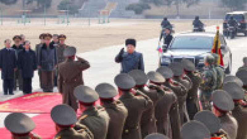 Kim Jong Un a stabilit sarcini pentru renovarea academiilor militare și intensificarea educației. Sursa foto: Profimedia Images | Poza 1 din 8
