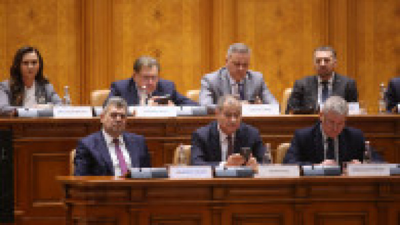Dezbateri aprinse la moțiunea de cenzură împotriva Guvernului Ciolacu. Foto: Inquam Photos / George Călin | Poza 5 din 10
