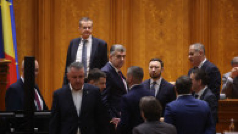 Dezbateri aprinse la moțiunea de cenzură împotriva Guvernului Ciolacu. Foto: Inquam Photos / George Călin | Poza 7 din 10