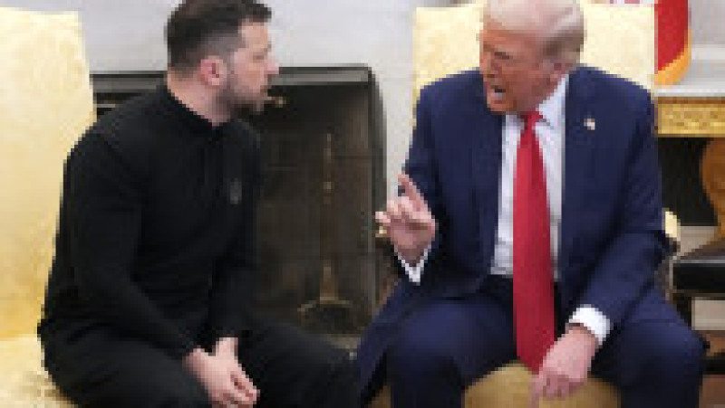 Schimb tensionat de replici între Donald Trump și Volodimir Zelenski la Casa Albă. Foto: Getty Images | Poza 10 din 14