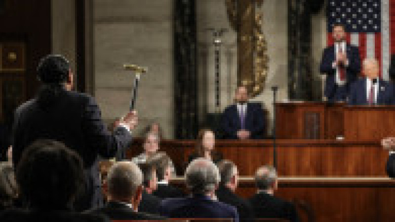 Președintele Donald Trump, primul discurs în Congres în timpul celui de-al doilea mandat. Foto: Profimedia | Poza 12 din 12