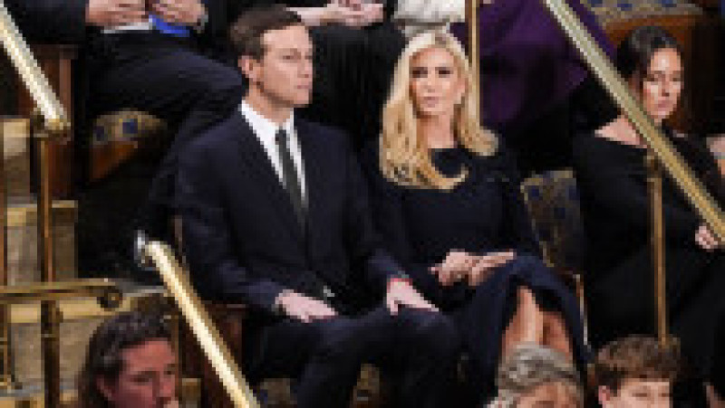 Ivanka Trump și Jared Kushner la primul discurs în Congres al lui Donald Trump în al doilea mandat. Foto: Profimedia | Poza 9 din 12