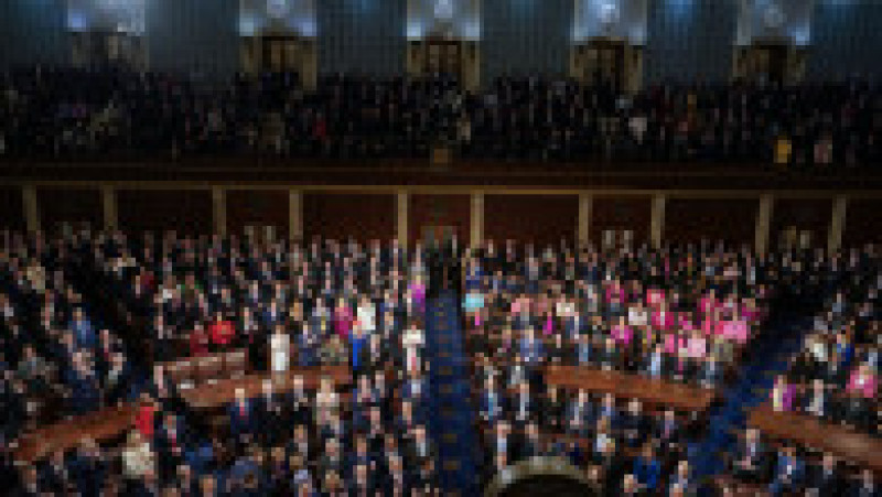 Președintele Donald Trump, primul discurs în Congres în timpul celui de-al doilea mandat. Foto: Profimedia | Poza 6 din 12
