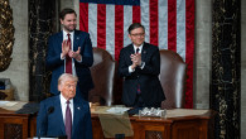 Președintele Donald Trump, primul discurs în Congres în timpul celui de-al doilea mandat. Foto: Profimedia | Poza 3 din 12